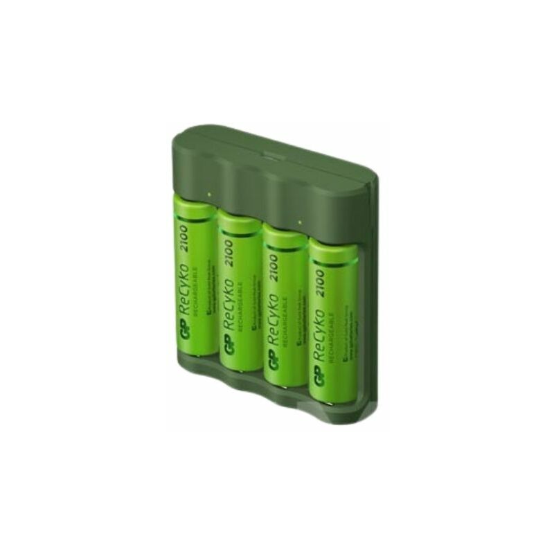 

Cargador Pilas Usb Aa-Aaa Incluye 4 Pilas Aa 2100Mah - General De Pilas