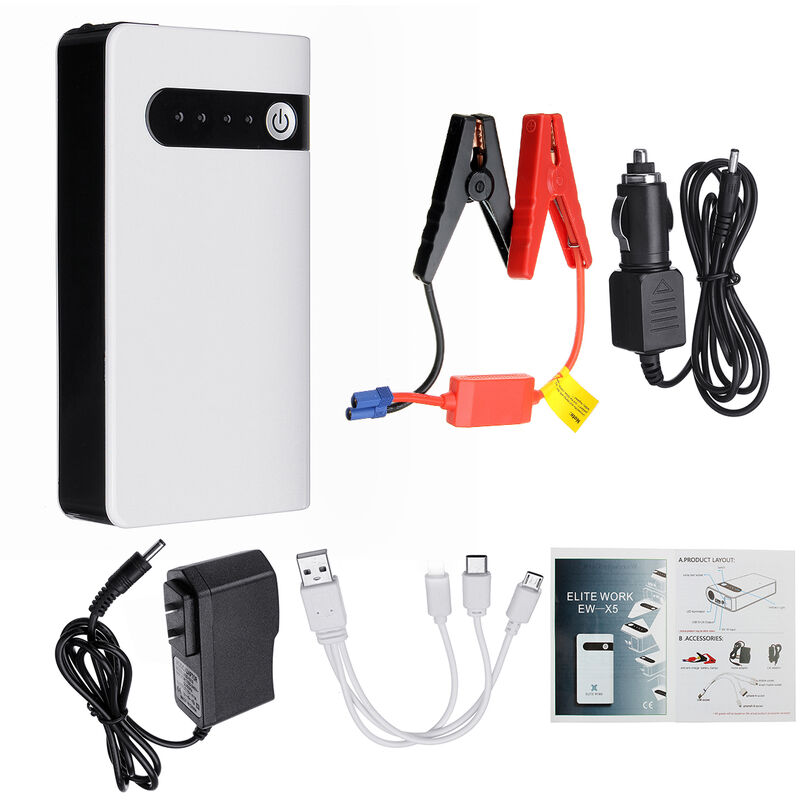 

Cargador Portátil de Batería de Emergencia de 10000mAh 12V