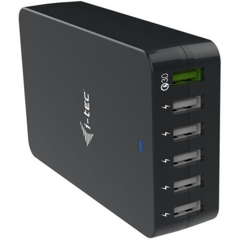 Cargador portátil i-Tec CHARGER6P52W Negro