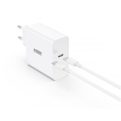 Cargador portátil Urban Factory PSC65UF              (2 m) Blanco