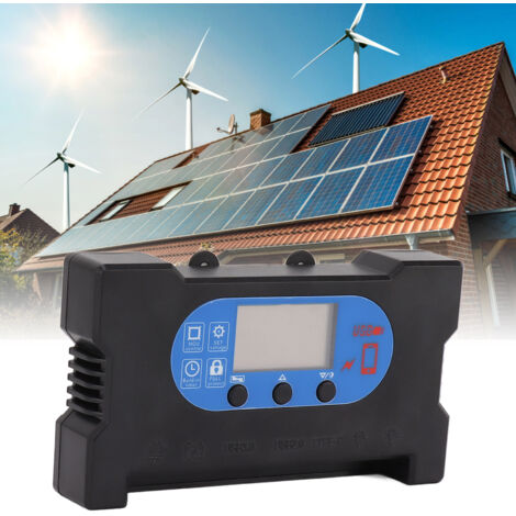 Cargador solar de 30 A con doble puerto USB tipo C y 5 V, con múltiples protecciones para baterías de litio de 12 V/24 V.