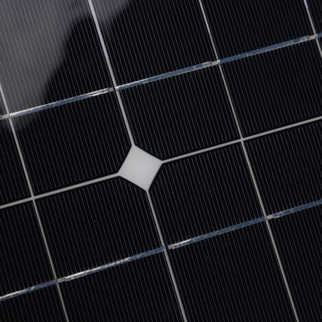 Cargador solar monocristalino portátil con regulador – Panel fotovoltaico exterior de 420 mm – 12 V/24 V y USB 5 V/2 A – Protección integrada