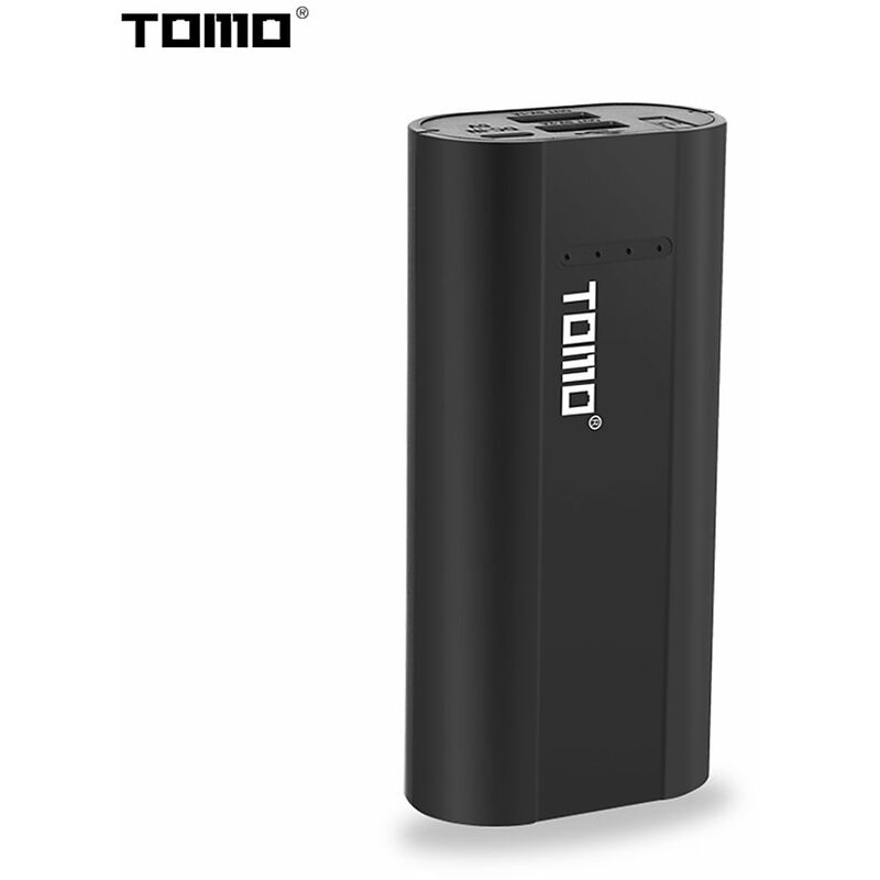 

Cargador TOMO P2 para cargar 2 x 18650 Li-ion Banco de energia de bateria universal DIY Cargador USB de bateria portatil inteligente con pantalla LCD