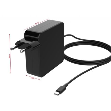 Cargador Universal Leotec Notebook 90W Type-C/ 1x USB-C/ 4.5A