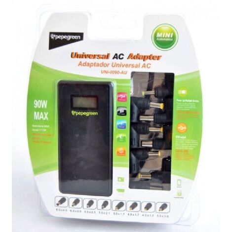 CARGADOR UNIVERSAL PEPEGREEN 90W