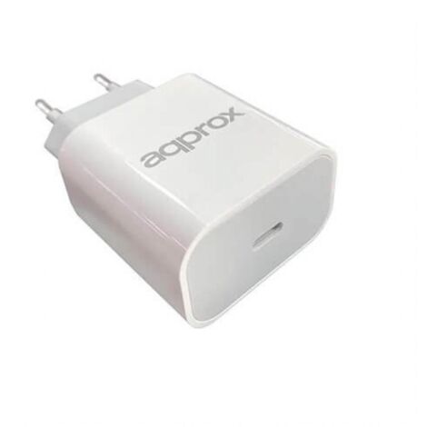 CARGADOR USB APPROX APPUSBWALL30 PARA RED DOMESTICA A USB TIPO C 20W