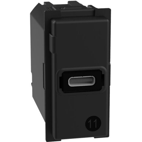 Cargador USB Bticino Living Now 20W tipo C 1,5A K4192C