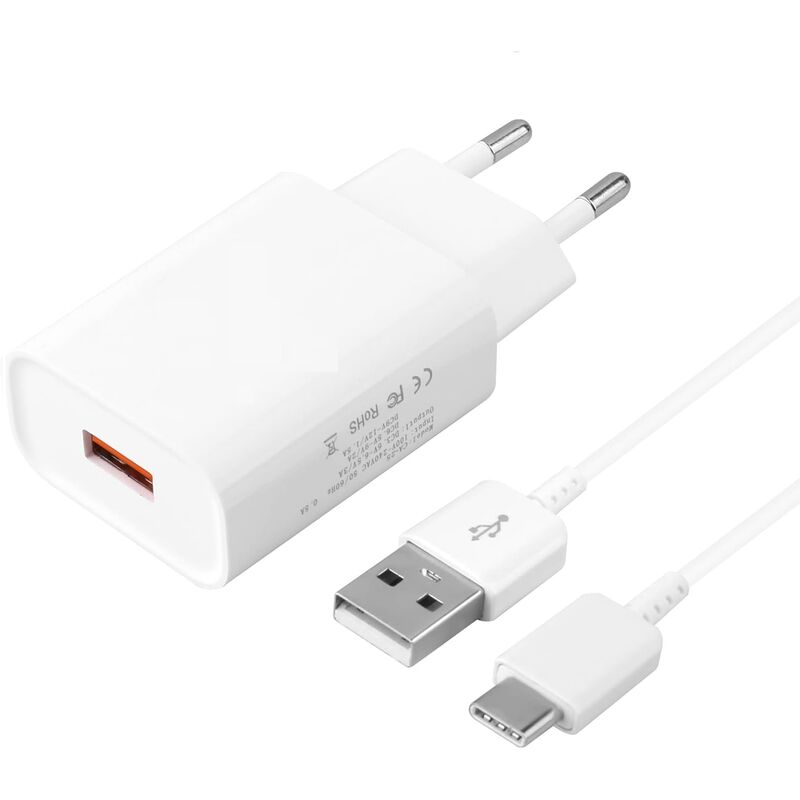 

Cargador USB-C 1A 1 M Blanco