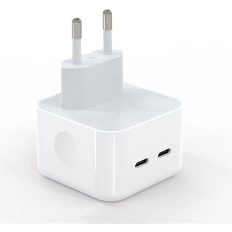 Cargador USB-C doble para iPhone 15/14/13/12/11/X/Samsung/iPad
