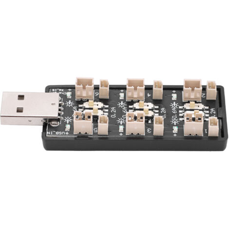 Cargador USB de 6 canales para baterías de litio de 3,7 V a 4,20 V de alto voltaje.