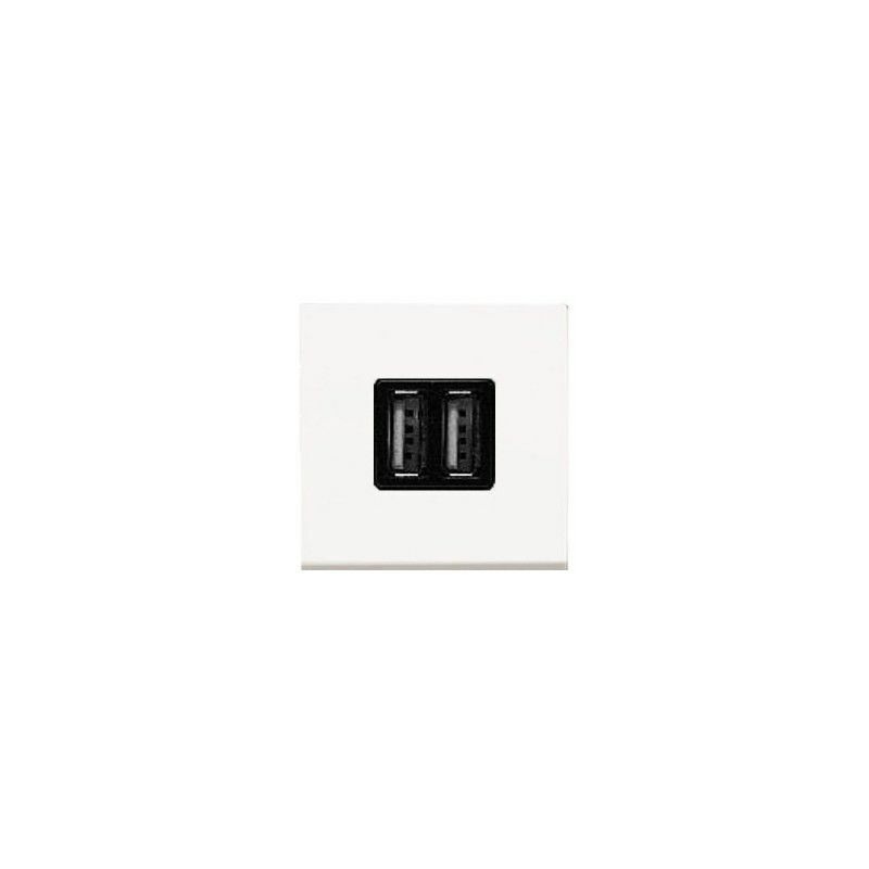 

Cargador USB doble Niessen Zenit blanco N2285