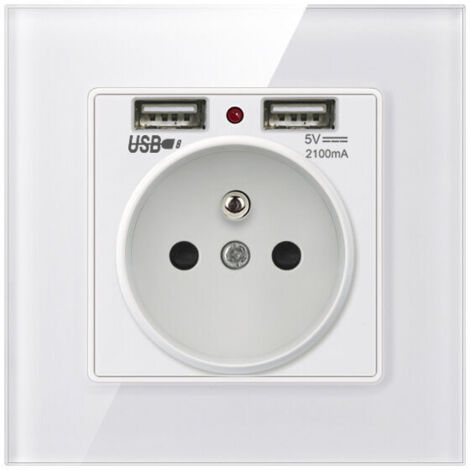 Cargador USB dual compatible con iPhone y Android (1 unidad)