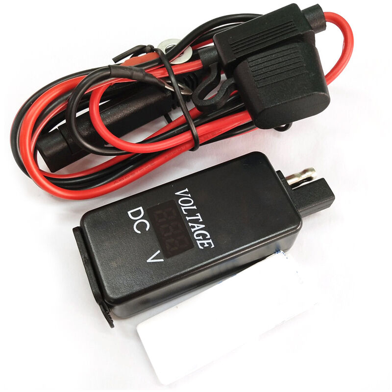 

Cargador USB para motocicleta de 5V 3.1A a adaptador USB con pantalla de voltaje y corriente Perfecto para su telefono, tableta, cargador GPS