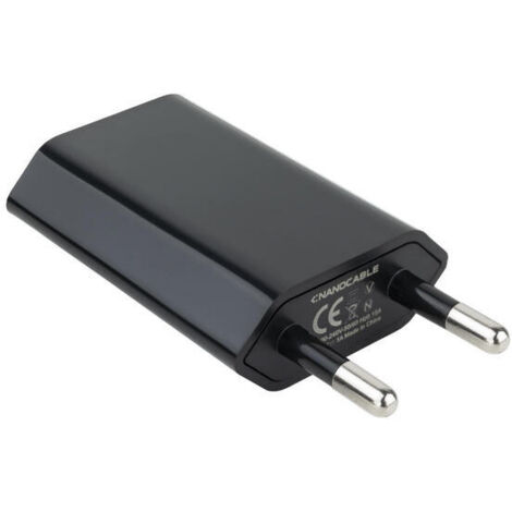 Cargador Usb Red 230v A  5vdc 1amp Negro 10.10.2002