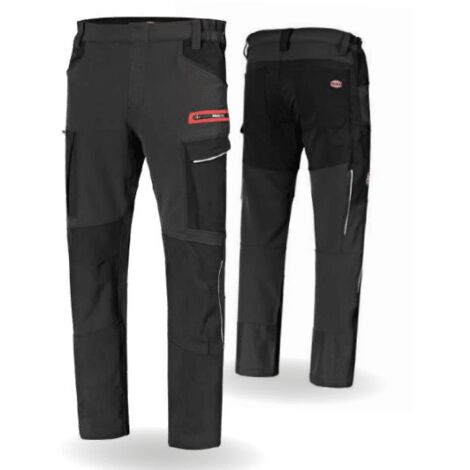 Cargo-Arbeitshose Motor Ducati - T.S ( 38-40 ) - Schwarz - DIADORA - 702.181807-C8817 T.S
