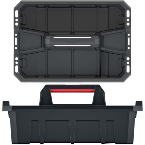 CARGO PLUS 50 PORTE-OUTILS AVEC POIGNÉE ERGONOMIQUE EN ALUMINIUM NOIR KISTENBERG 1