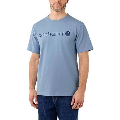 Carhartt 103361 Core Logo T-Shirt Alpine Blue L