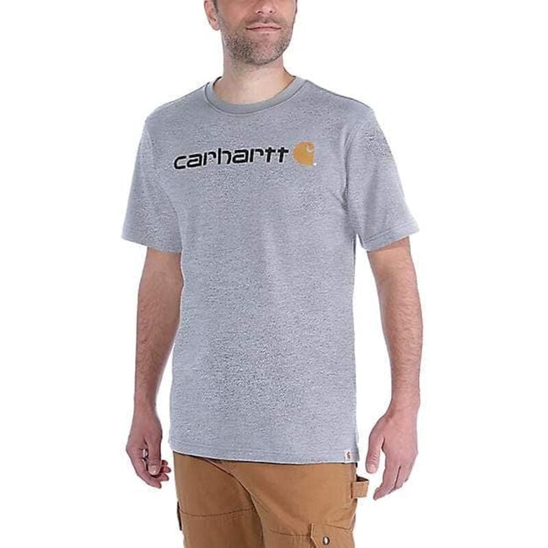 Carhartt 103361 Core Logo T-Shirt Heather Grey L