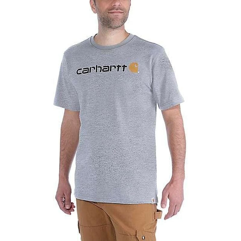 103361 Core Logo T-Shirt Heather Grey s - Carhartt