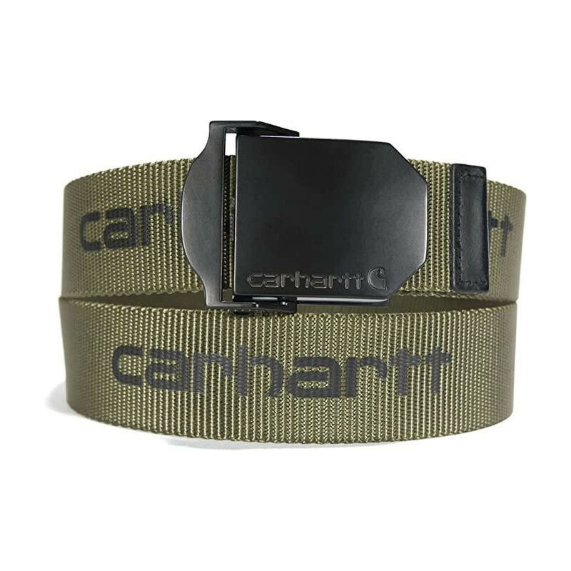 A0005501301 - Cintura uomo verde militare in