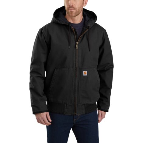 CARHARTT Duck Active Jacke Schwarz T.S - 104050-BLK-S