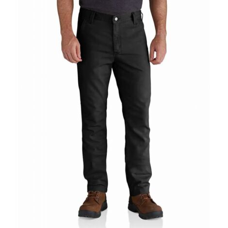 Carhartt Rigby Straight Fit pantalon noir confortable et flexible