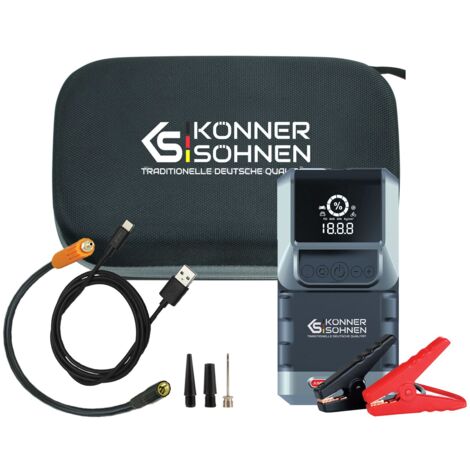 Carica batteria per auto con compressore KS JSP-1300 Könner & Söhnen 16000 mAh