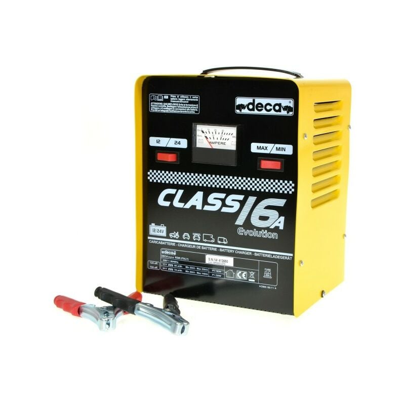 Image of Trade Shop - Carica Batterie Deca Class 16a - Per Moto e Auto 12/24 v - Pb Wet Caricabatterie
