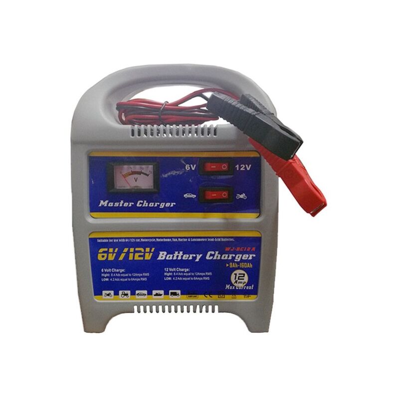 Image of Trade Shop - Carica Batterie Portatile Per Auto Moto Barca Camper 12v 8 Ampere Carica Starter