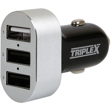 Caricabatteria 3 porte Usb - 4500 mA - 12/24V