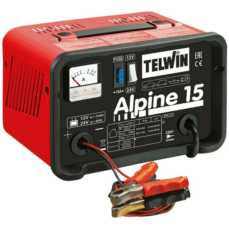 Image of Telwin - caricabatteria 'alpine 15' 6 a