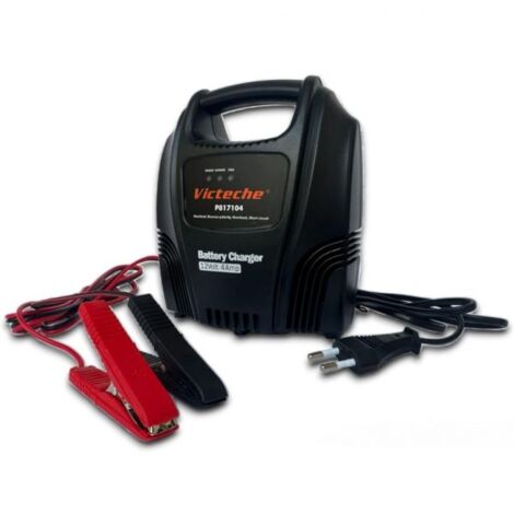Caricabatteria Auto Moto 12V 4 Amp. Con Pinze Per Auto Moto ART:P817104
