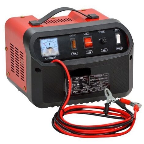 Carica batteria portatile auto moto 180 A 12 24 V ricarica Ingco Ing Cb1601