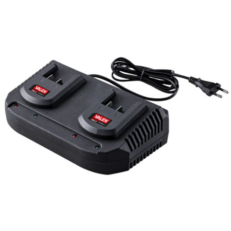 CARICABATTERIA CARICATORE BATTERIA DOPPIO 2,4Ah ONEALL 18V M-CB24-2 VALEX