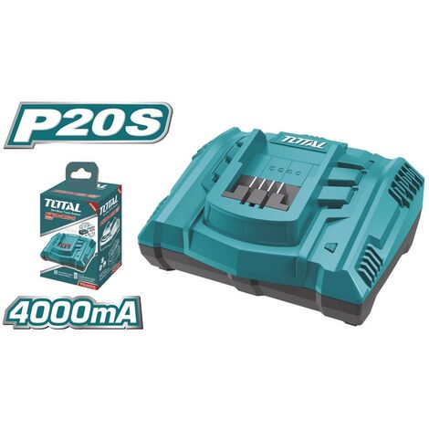 CARICABATTERIA CARICATORE RAPIDO ALIMENTATORE BATTERIA 4Ah TOTAL