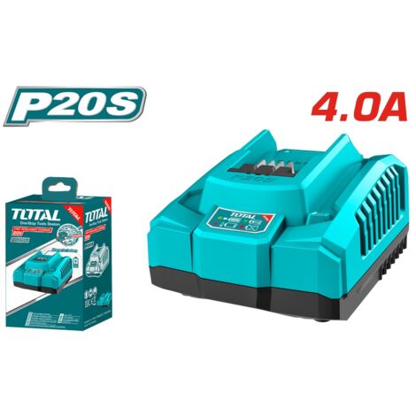 CARICABATTERIA CARICATORE RAPIDO ALIMENTATORE BATTERIA 4Ah TOTAL