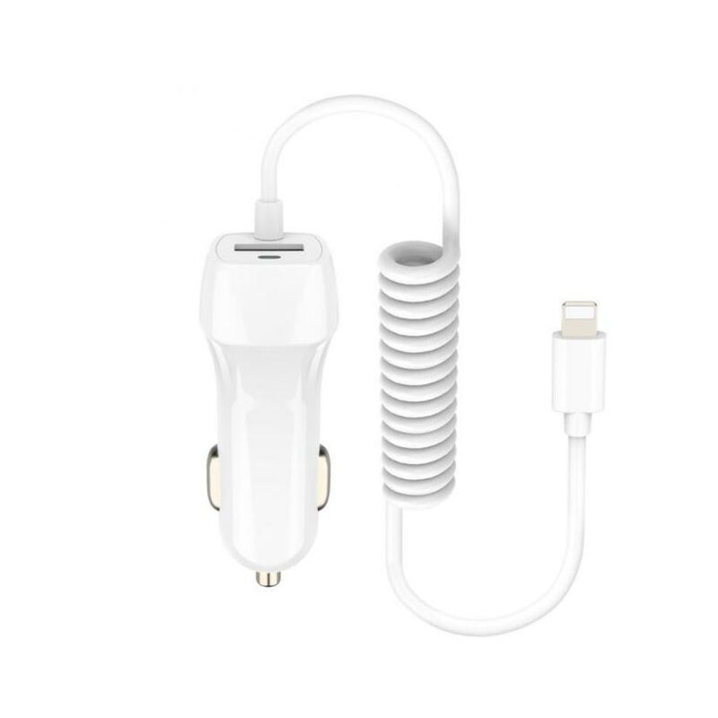 Caricabatteria da auto con cavo Micro usb tipo c a...