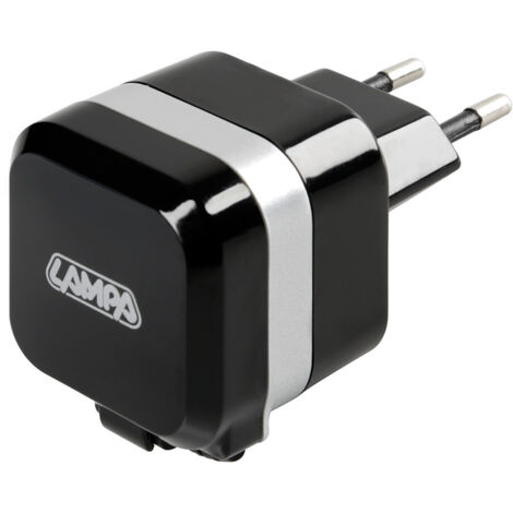 Caricabatteria da rete Micro Usb con 1 porta Usb - Fast Charge - 2400 mA - 100/230V