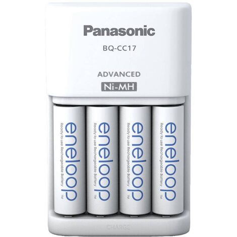 Caricabatteria Panasonic Eneloop Smart BQ-CC17 con 4xAA 2000mAh [K-KJ17MCD40E]