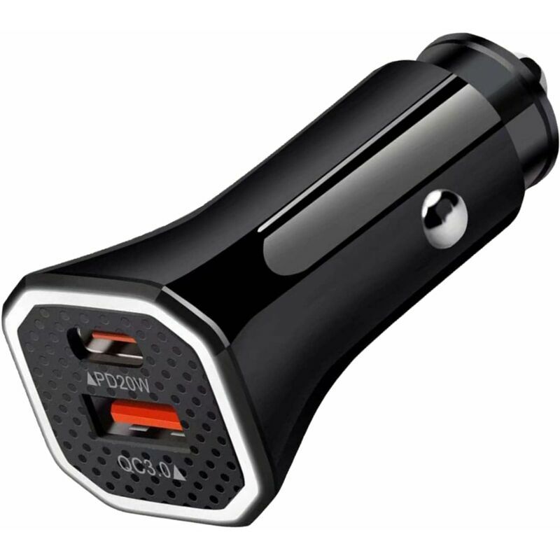 Caricabatteria per auto usb c Adattatore per