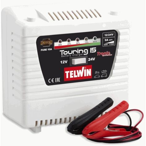 CARICABATTERIA TOURING 15 NEW TELWIN - VOLT 12/24 AH 50-30/155-55 - 1 pezzo