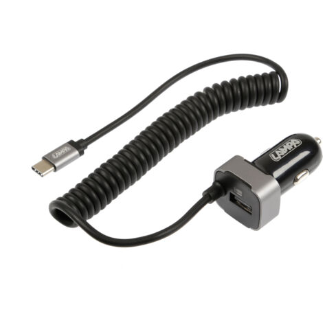 Caricabatteria Usb Type-C con 1 porta Usb - Fast Charge - 3000 mA - 12/24V