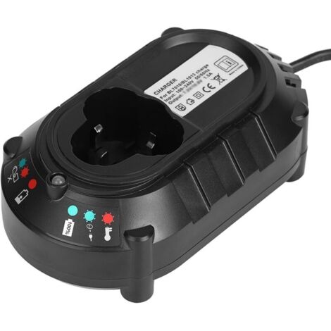 Caricabatterie agli ioni di litio, caricabatterie rapido di ricambio per batterie al litio, stazione di ricarica per Makita BL1013 BL7010 12V DC 1.5A (spina europea)