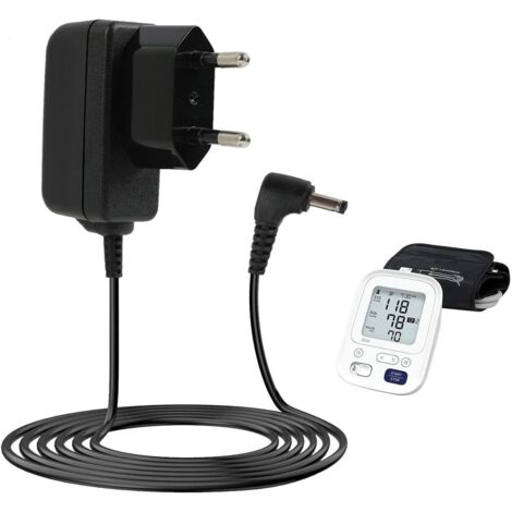 Caricabatterie alimentatore 6V per misuratore di pressione sanguigna, adattatore di alimentazione 1,5M 0,7A compatibile con HHP-CM01, M2, M3, M6, M7, M2 Basic, M3 Comfort, M7 Intelli IT, X2, X3, X4, X