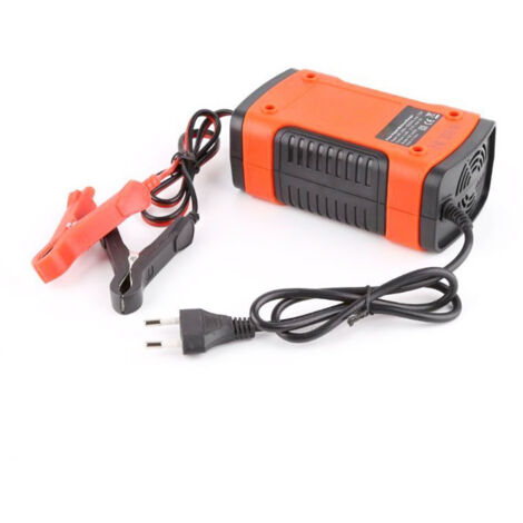 Caricabatterie automatico intelligente a impulsi da 12 V con LCD AGM, piombo-acido e gel