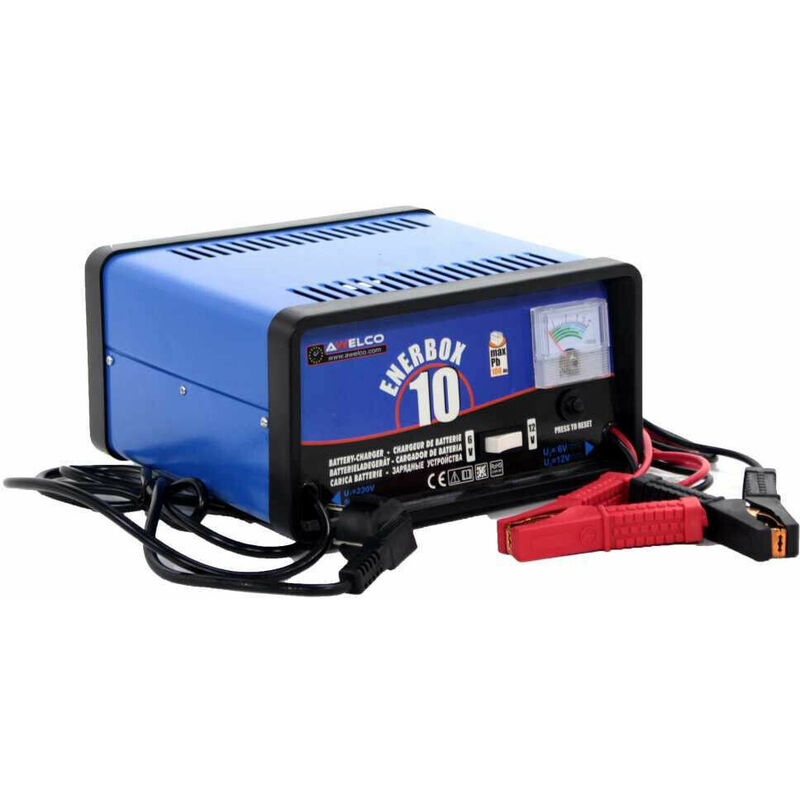 Image of Caricabatterie carica batteria ENERBOX10 awelco 12V 6V ricarica auto moto 150