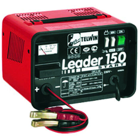 CARICABATTERIE CON AVVIATORE LEADER 150 START 20/140A 12V TELWIN