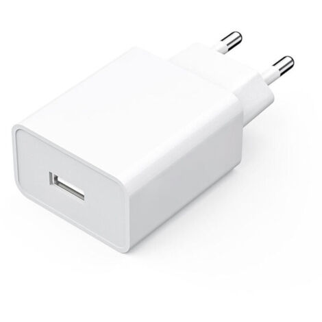 Caricabatterie da muro USB universale 5V 2A/10W con 1 porta – presa USB compatibile con tutti i tipi di dispositivi e smartphone, bianco