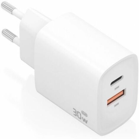 Caricabatterie da Parete Aisens A110-0952 30 W Bianco