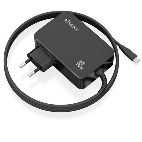 Caricabatterie da Parete Aisens ASCH-1PD90WL034-BK Nero 90 W (1 Unità)